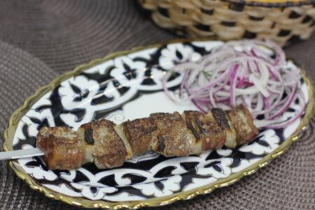 Шашлык из печени