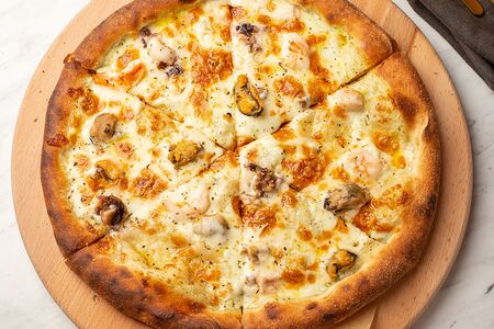 Пицца с морепродуктами