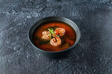 Мисо суп с креветками