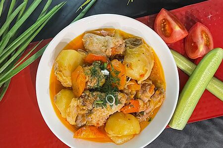 Рагу из курицы