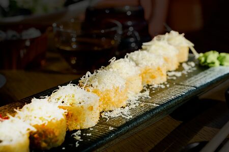 Горячий Цезарь с креветкой