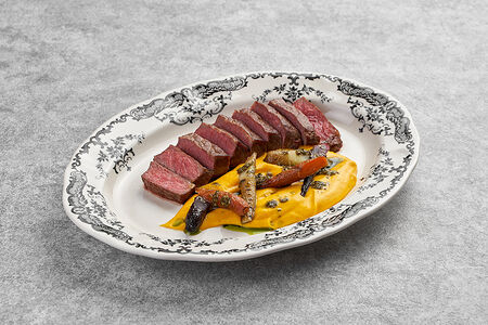 Нью Йорк с муссом из моркови