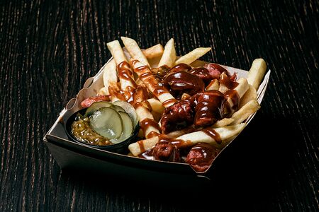 Дуэт картофеля с колбаской