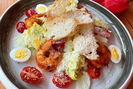 Цезарь с креветками