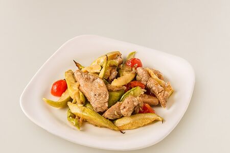 Индейка с кабачками