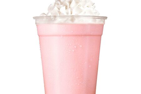 Молочный Коктейль клубничный