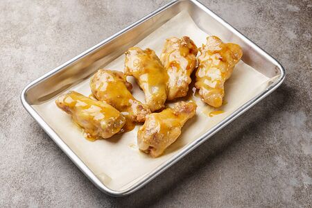 Крылья медово-горчичные