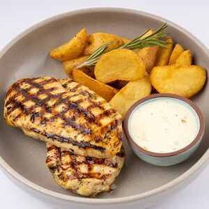 Стейк из филе цыпленка 