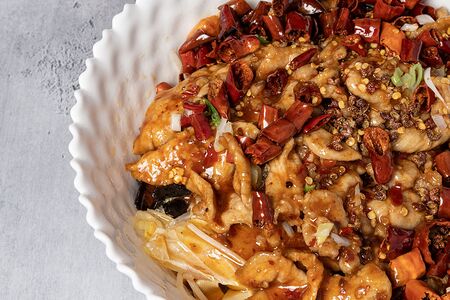 Жареная говядина по-сычуаньски