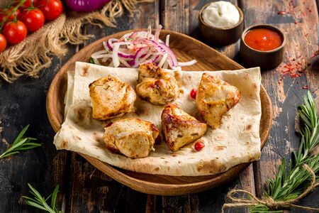 Шашлык из куриной грудки