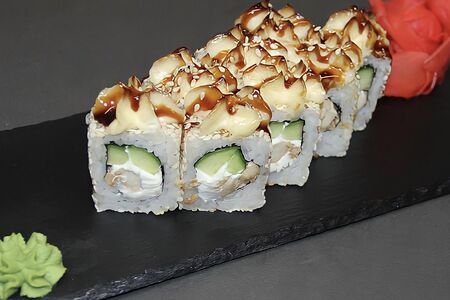 Запеченный с курицей