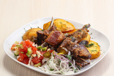 Казан-кебаб из баранины