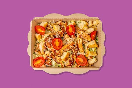 Салат Цезарь с курицей