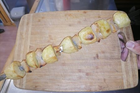 Картофель с салом