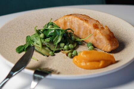 Стейк из лосося