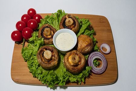 Шашлык из шампиньонов