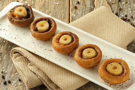 Грибы на углях