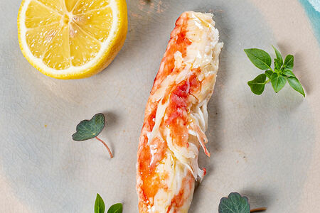 Краб на гриле