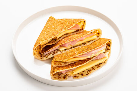 Блины с ветчиной и сыром