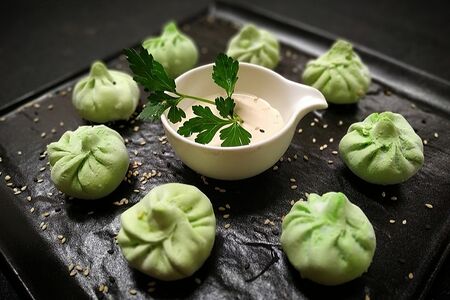 Овощные пельмени Хобак манду