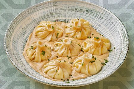 Мини хинкали с сыром