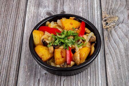 Оджахури с грибами