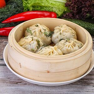 Манты с картошкой и мясом