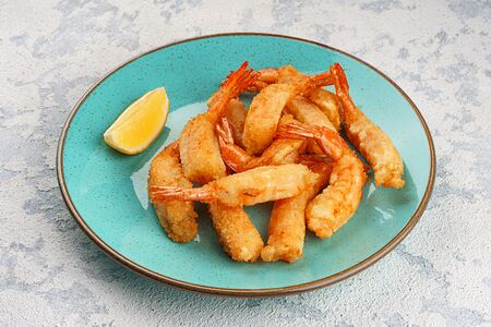 Королевские креветки в темпуре