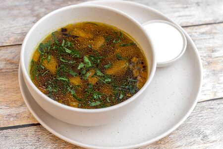 Суп с белыми грибами