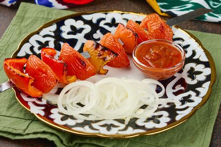 Шашлык из овощей