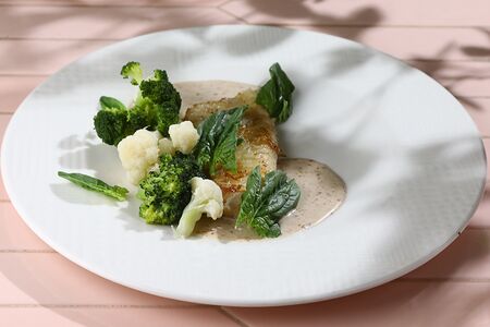 Треска с цветной капустой