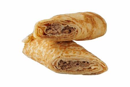 Блинчики с мясом