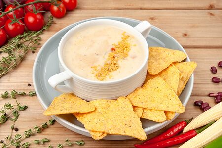 Крем-суп сырный с рыбой