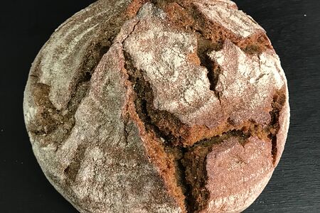 Заварной бездрожжевой хлеб (ржаной)