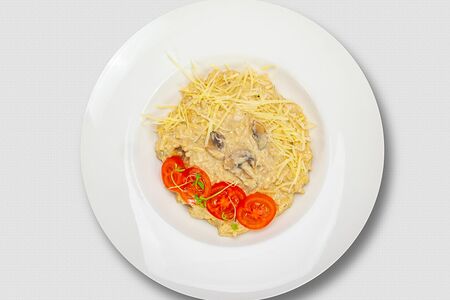 Ризотто с белыми грибами и шампиньонами