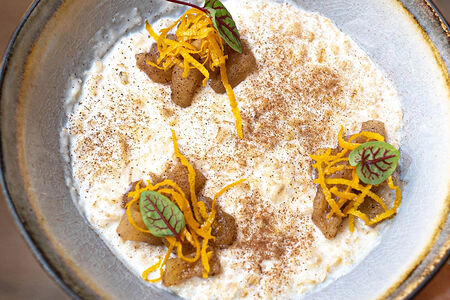 Овсяная каша на кокосовом молоке