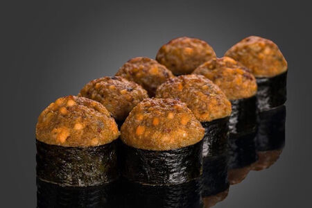 Запеченный ролл с лососем