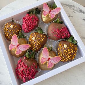 Клубника в бельгийском молочном шоколаде 