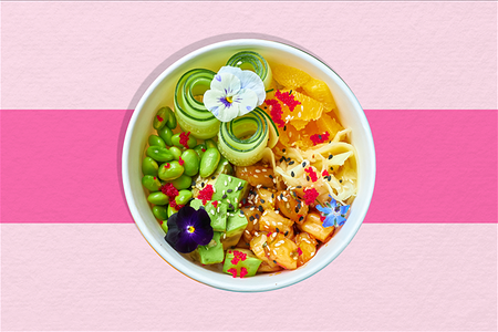 Поке с креветкой спайчи