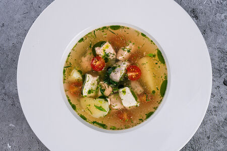 Уха из трех видов рыбы С собой