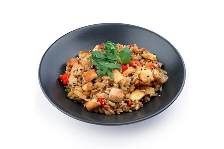 Японский плов с курицей