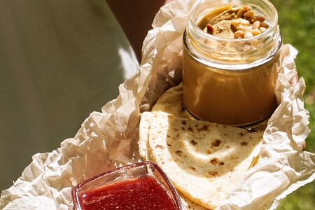 Куриный паштет с ягодным конфи