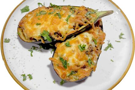 Баклажан с томатами