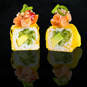 Лосось в маменори