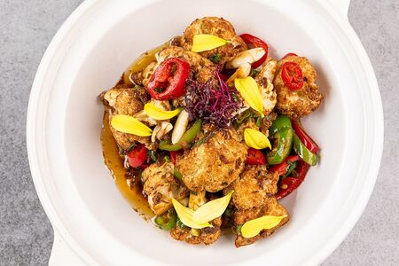 Жареная цветная капуста шаго