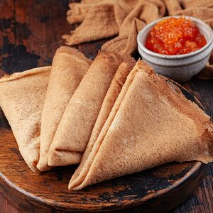 Блины с вареньем 