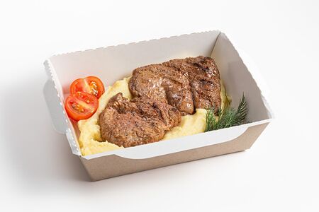 Медальоны с картофельным пюре