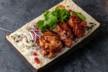 Шашлык из cвинoй шеи