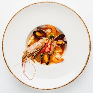 Суп том ям с морепродуктами