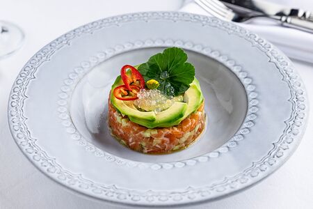 Тартар из лосося